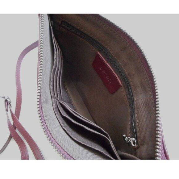 Genuine leather small burgundy crossbody bag- Befen - Picture 4 of 14